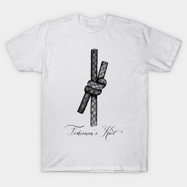 Fisherman's Knot T-Shirt by illucalliart